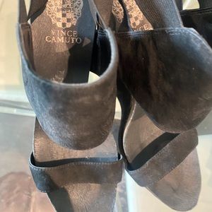 Black wedges size 10